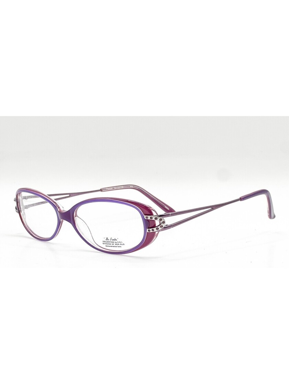 La Scala 419 Purple Authentic Eyeglasses 52-15-135